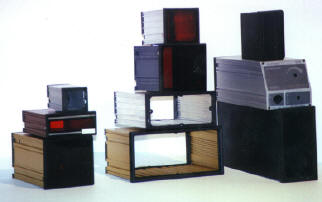 electronic card holder containers