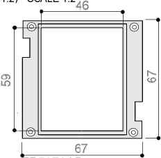 Support de carte électronique en aluminium